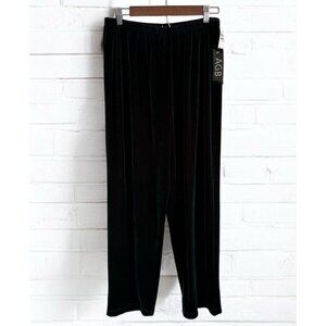 Vtg Y2K AGB Byer Velour Women’s Pants L Emerald Green Dark Romance Goth NWT